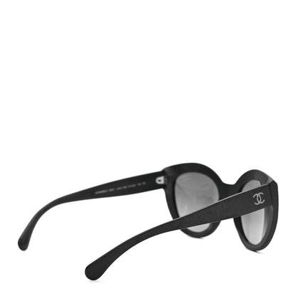 Chanel Acetate Polarized Butterfly Signature Sunglasses 5331 Black 7 of 14