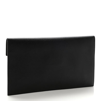 Saint Laurent Grain De Poudre Uptown Pouch Black 3 of 8
