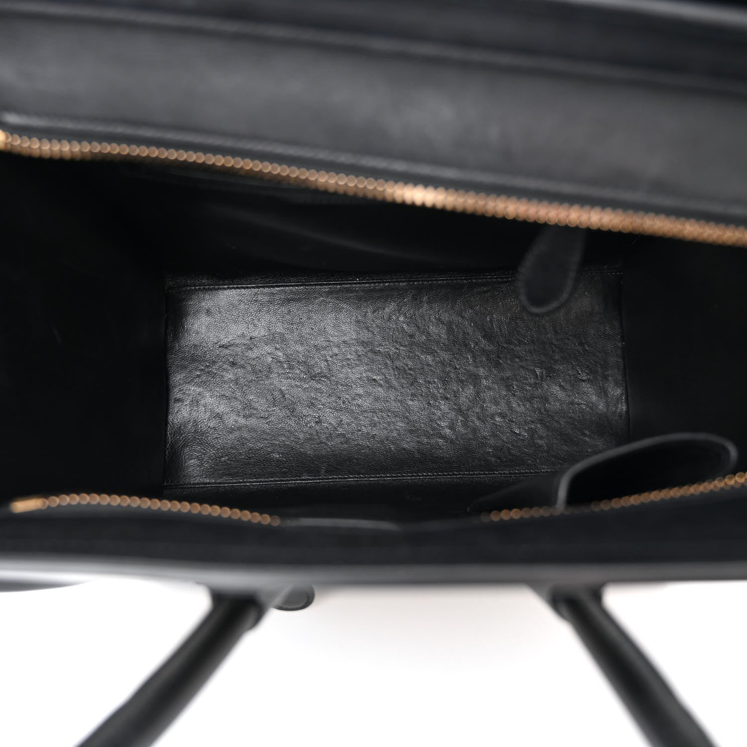 Celine Drummed Calfskin Nubuck Micro Tri-Color Luggage Stone 5 of 9