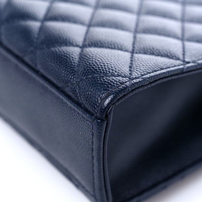 Saint Laurent Grain De Poudre Textured Mixed Matelasse Triquilt Medium Monogram Satchel Deep Marine 10 of 11