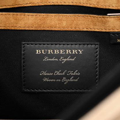 Burberry Derby Calfskin House Check Small Macken Crossbody Bag Pale Orchid 6 of 11