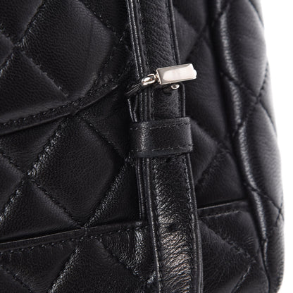 Chanel Lambskin Quilted Small Urban Spirit Backpack Black 11 of 14