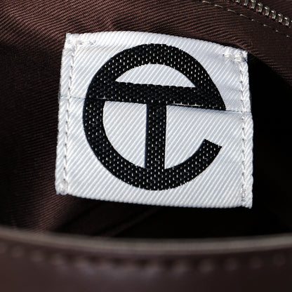 Telfar Vegan Leather Medium Shopping Bag Chocolate 6 of 11