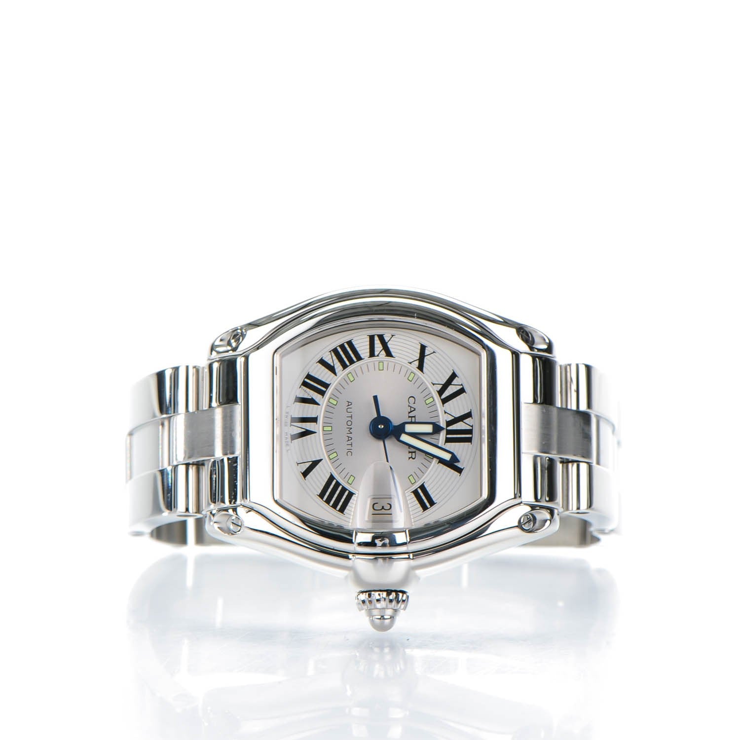 Cartier Stainless Steel 37mm Roadster Automatic Watch 3 of 8