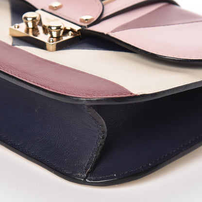 Valentino Garavani Vitello Colorblock Small Glam Lock Rockstud Flap Multicolor 11 of 11