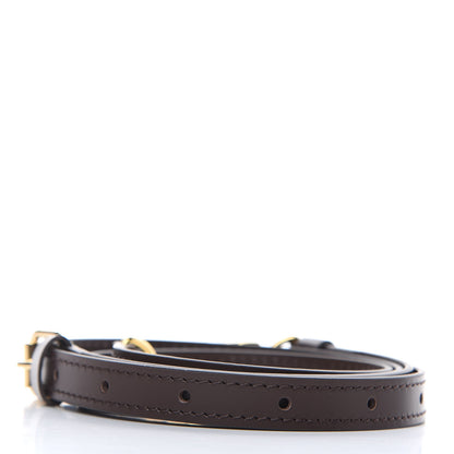 Louis Vuitton Calfskin 16mm Adjustable Shoulder Strap Brown 2 of 3