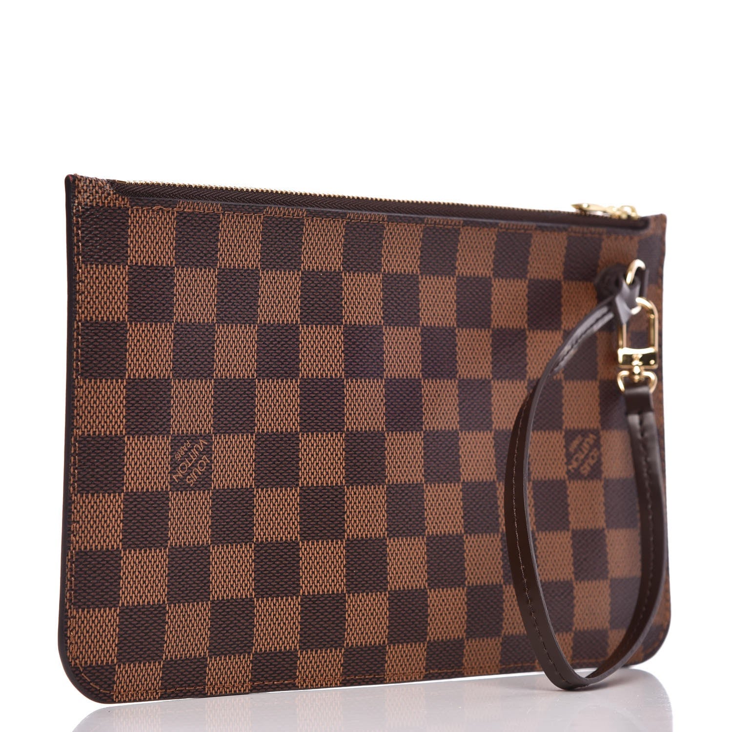 Louis Vuitton Damier Ebene Neverfull MM GM Pochette 4 of 8