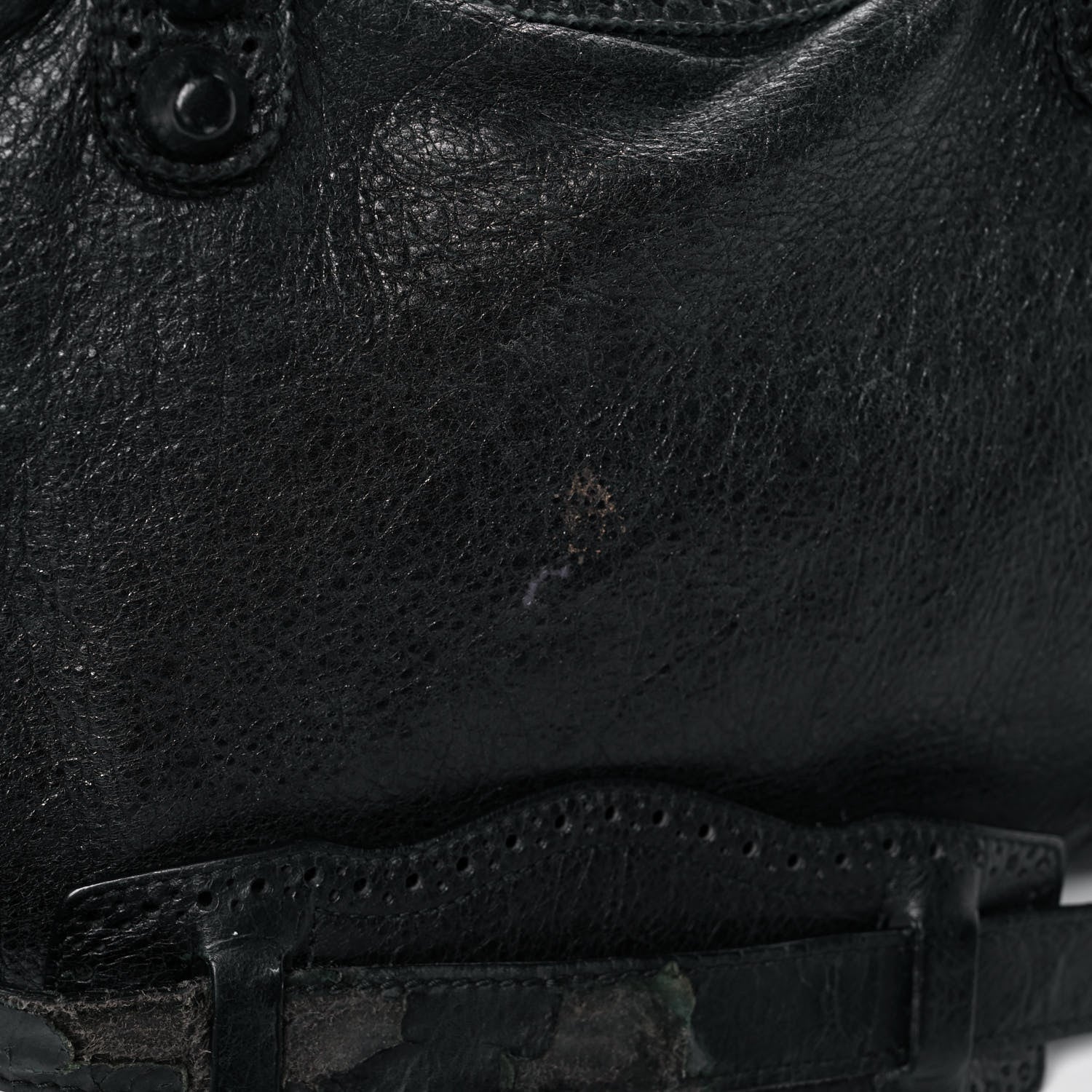 Balenciaga Agneau Giant Brogues Hardware City Black 18 of 20