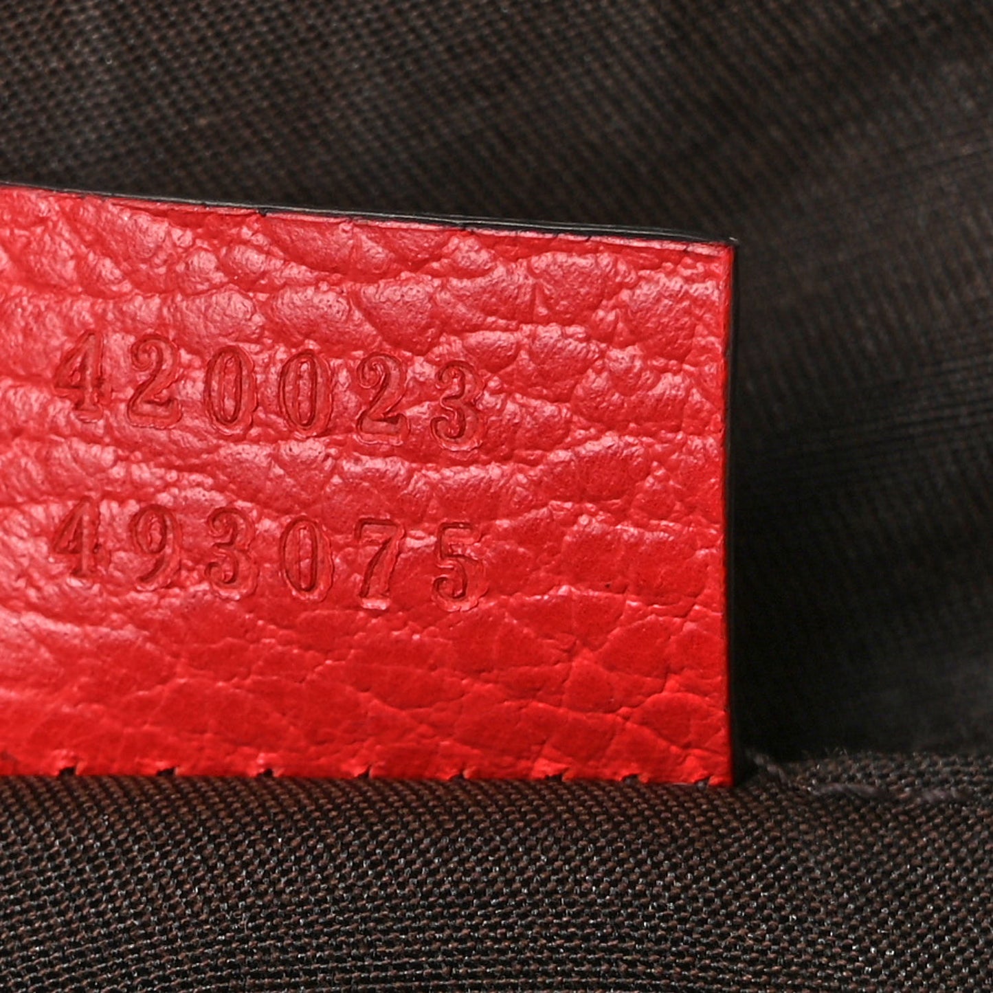 Dollar Calfskin Medium Dome Bag Sporting Red