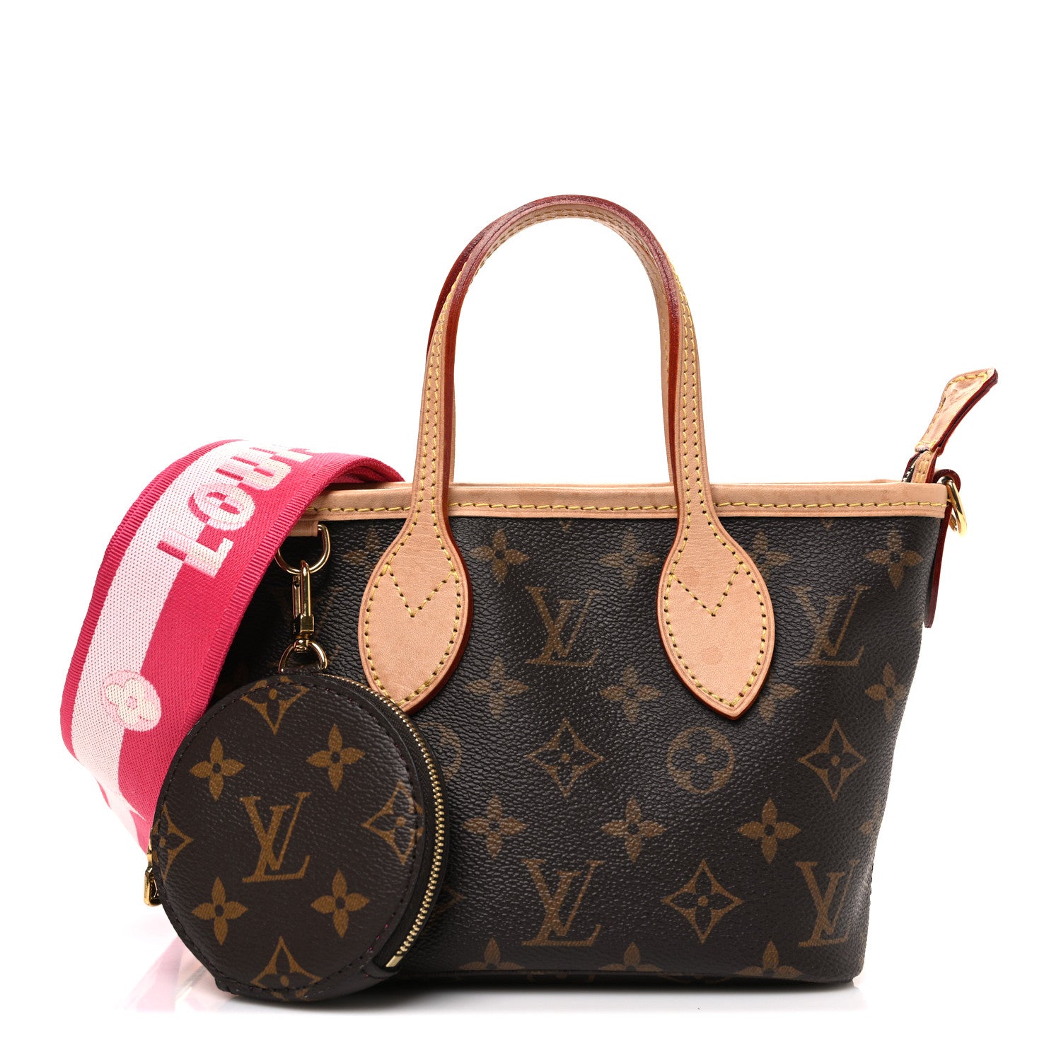 Louis Vuitton Monogram Neverfull BB Pink Peony 1 of 10
