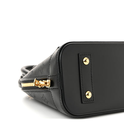 Louis Vuitton Monogram Ink Alma BB Black 8 of 9