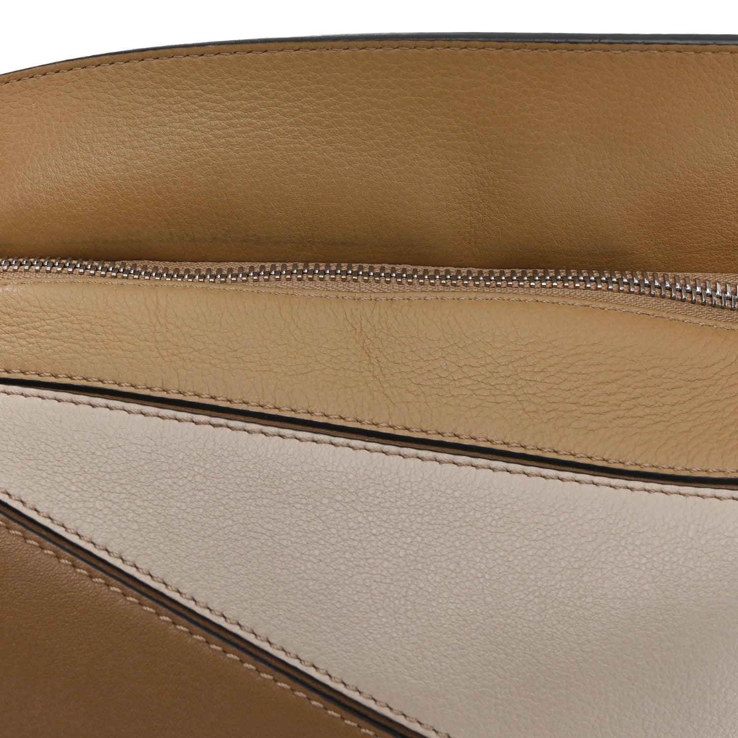 Loewe Calfskin Small Puzzle Bag Mocca Multicolor 1872479