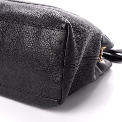 Gucci Pebbled Calfskin Medium Soho Chain Shoulder Bag Black 11 of 11