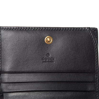 Gucci Calfskin Matelasse GG Marmont Card Case Wallet Black 6 of 6