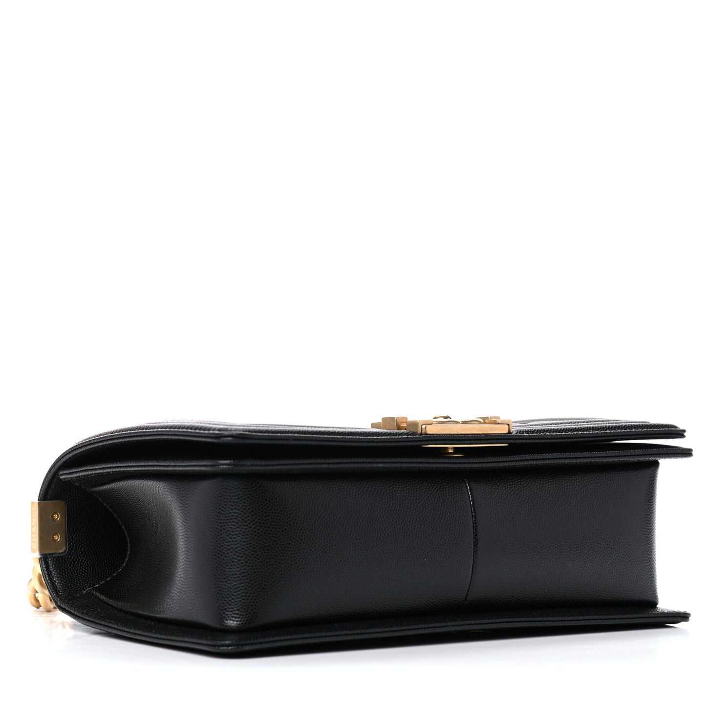 Caviar Quilted Medium Boy Flap Black