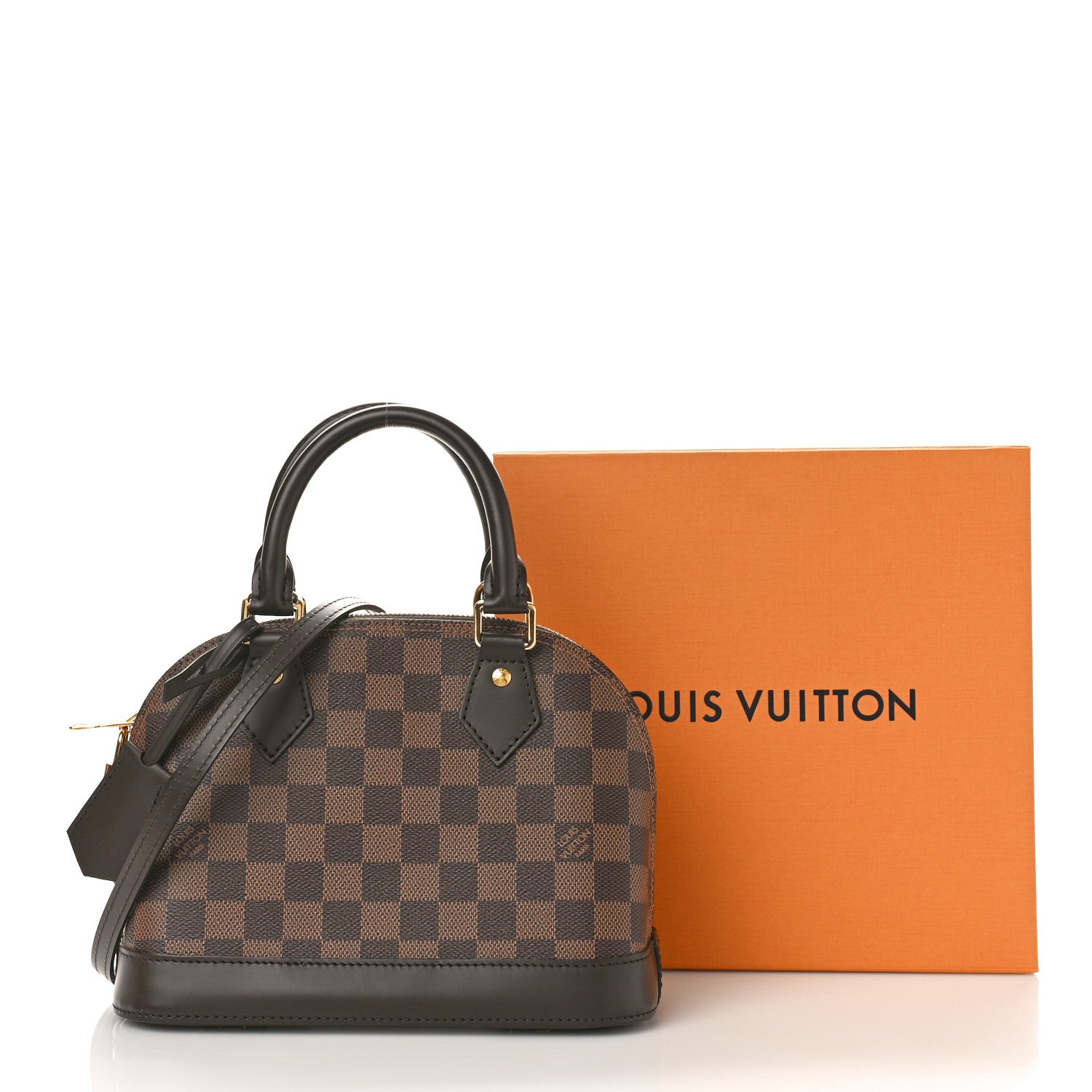 Louis Vuitton Damier Ebene Alma BB 8 of 8