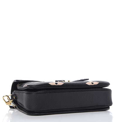 Louis Vuitton Empreinte Monogram Giant Pochette Metis Black Beige 4 of 10