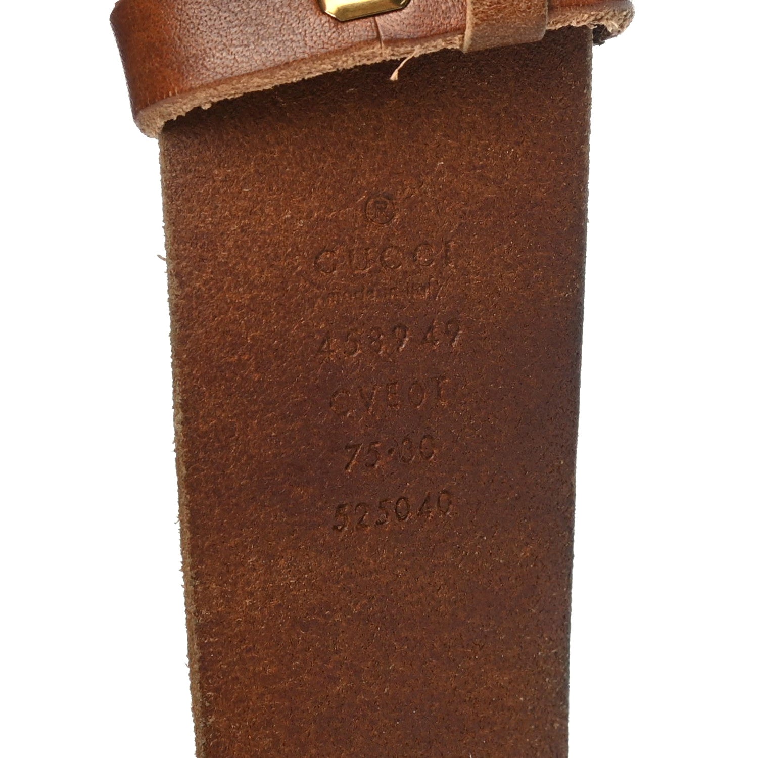 Gucci Faded Calfskin Snake Double G 40mm Belt 75 30 Cuir 4 of 4