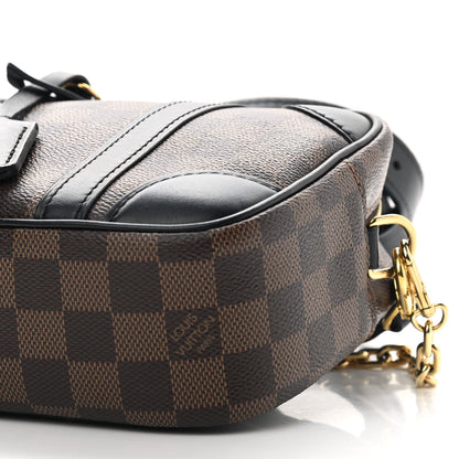 Louis Vuitton Damier Ebene Valisette Souple BB Black 8 of 10