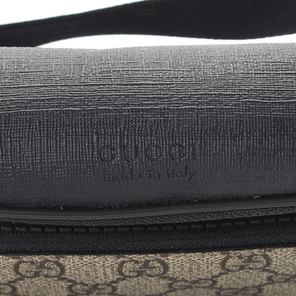 Gucci GG Supreme Monogram Belt Bag Black 8 of 15
