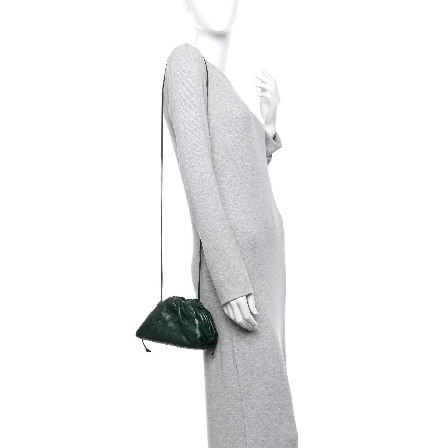 Bottega Veneta Nappa Intrecciato The Mini Pouch Raintree 2 of 11