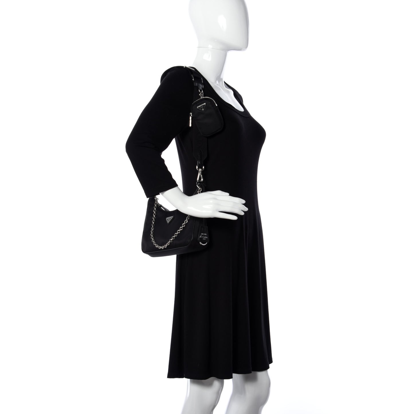 Nylon Re-Edition 2005 Shoulder Bag Black
