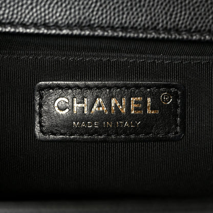 Chanel Caviar Quilted Medium Boy Flap Black 5 of 9