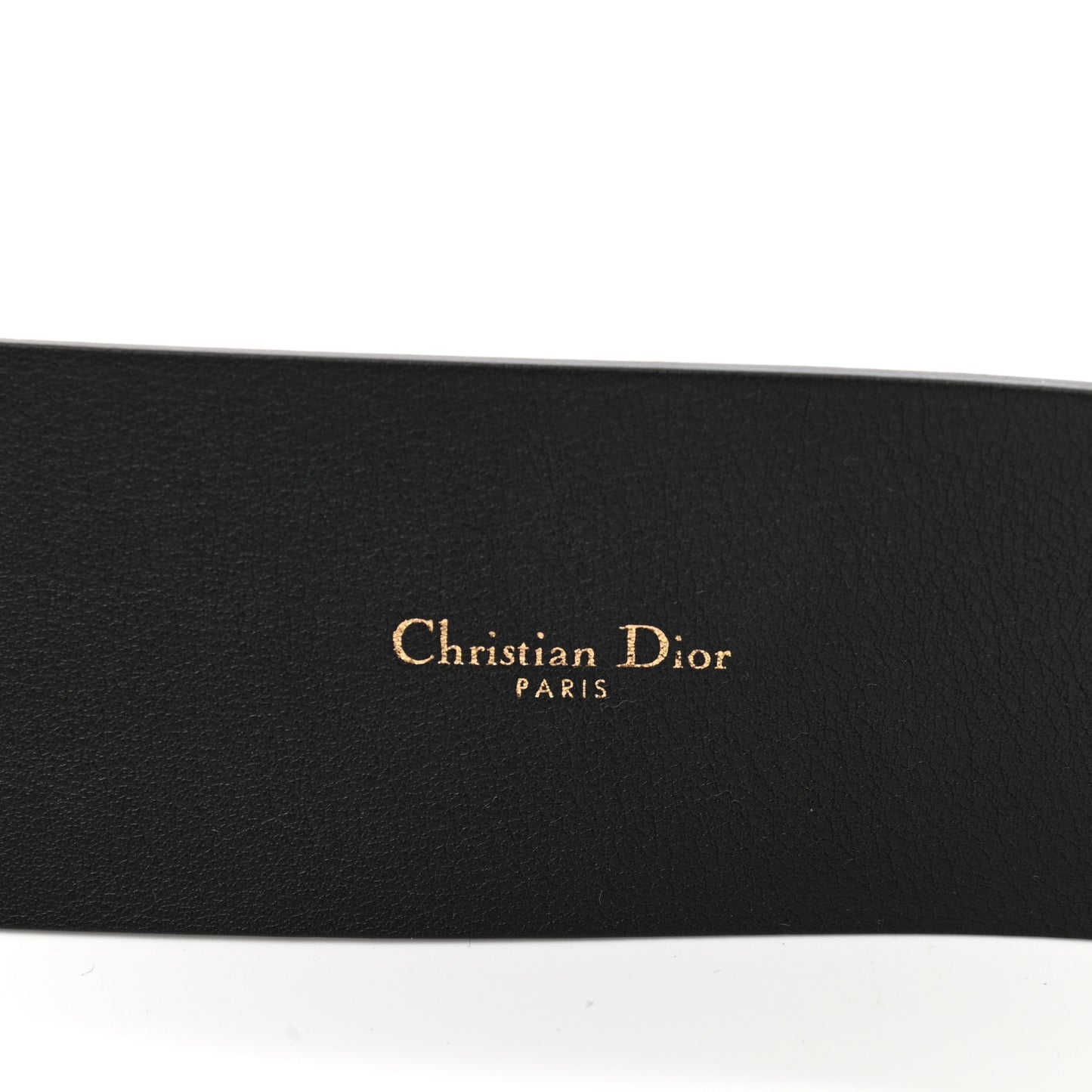 Calfskin Diorquake Belt 85 Black