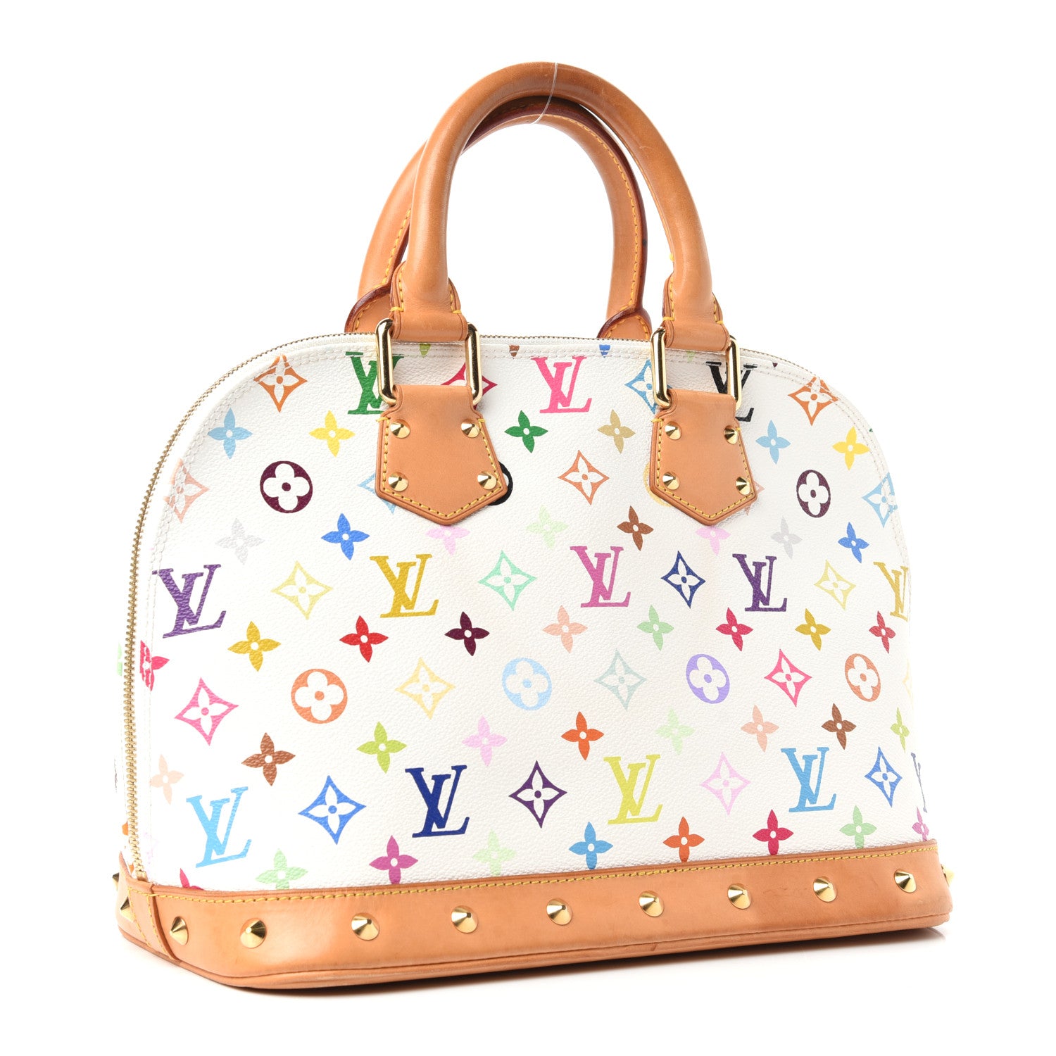 Louis Vuitton Monogram Multicolor Alma White 3 of 9