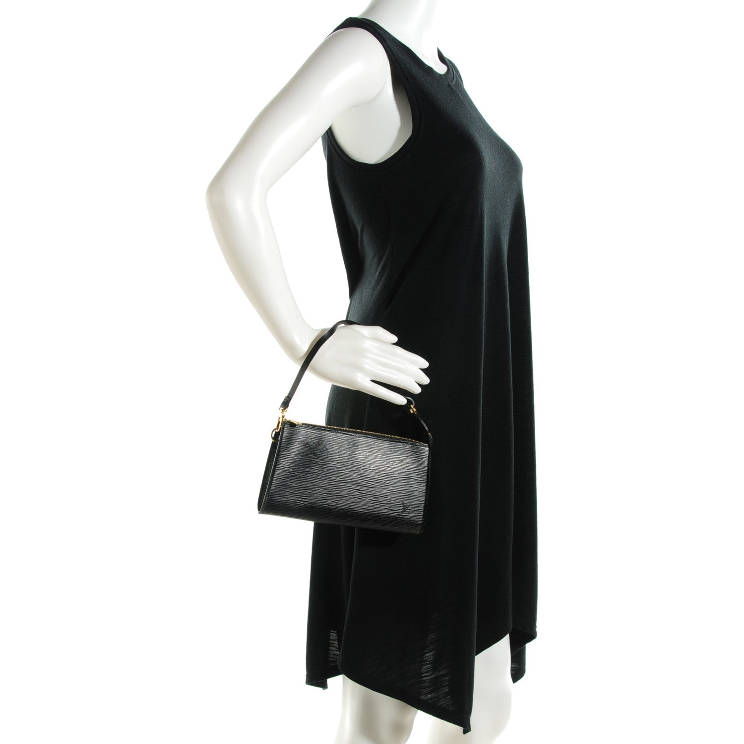 Louis Vuitton Epi Pochette 21 Black 2 of 7