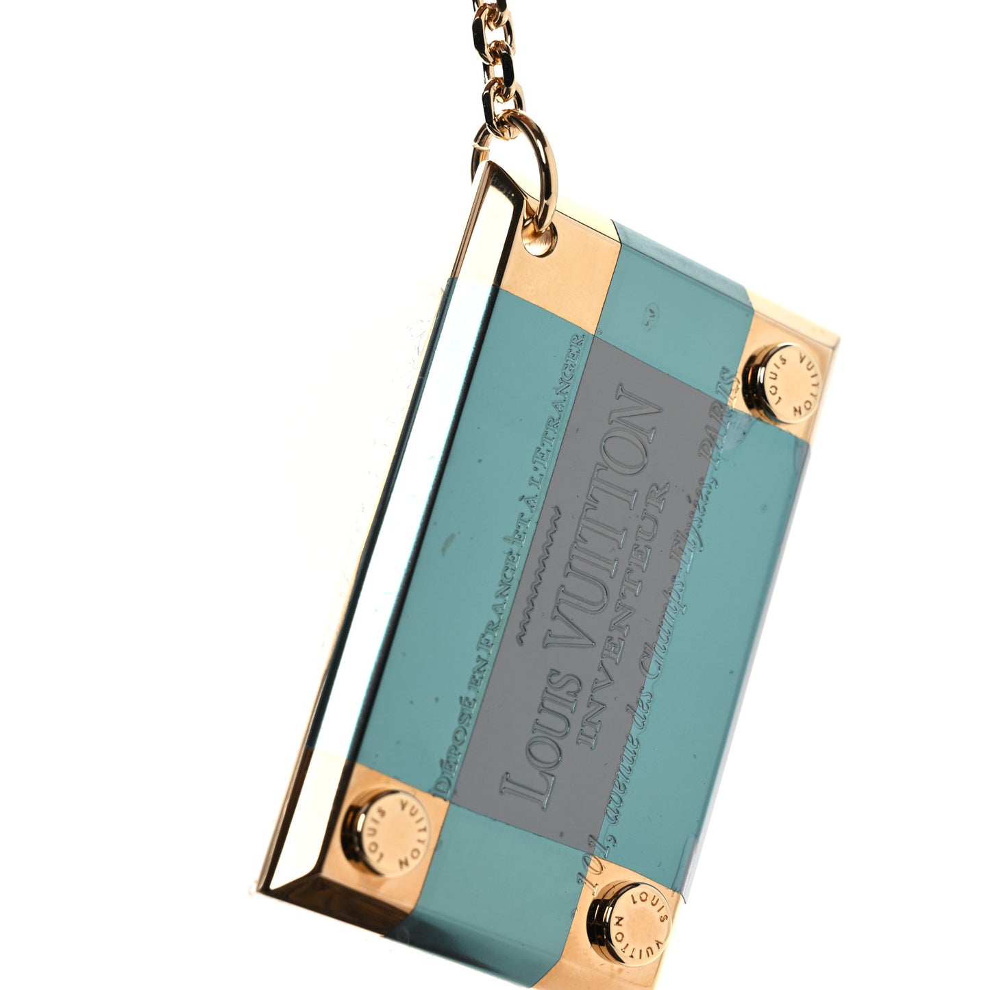 Jacquard Quilted Monogram Altair Clutch Bronze