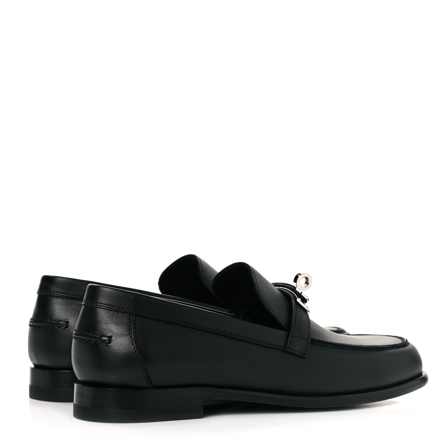 Calfskin Womens Destin Loafer 36 Black
