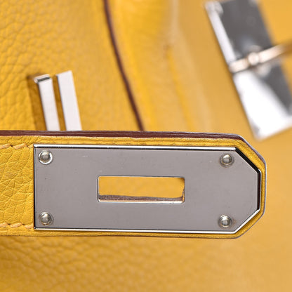 Hermes Taurillon Clemence JPG Shoulder Birkin II 42 Soleil 19 of 38