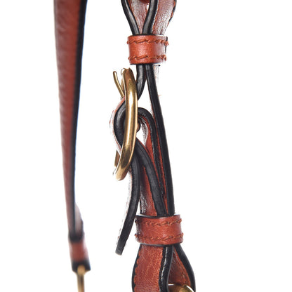 Gucci Calfskin Harness Shoulder Bag New Rust 10 of 20