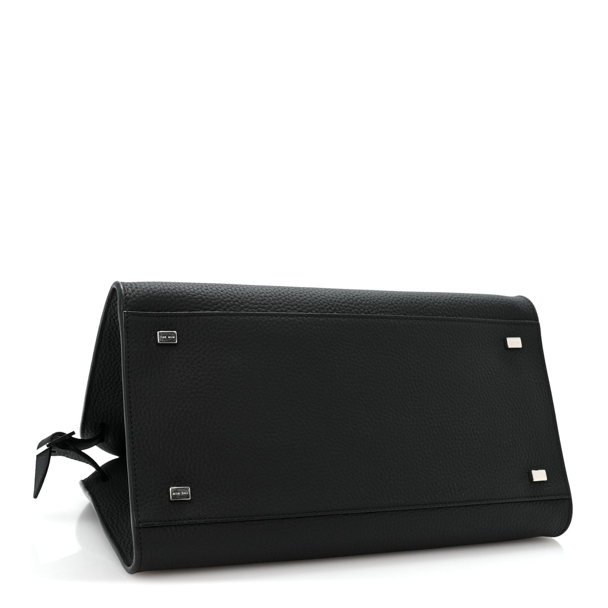 Matte Grained Calfskin Soft Margaux 12 Black