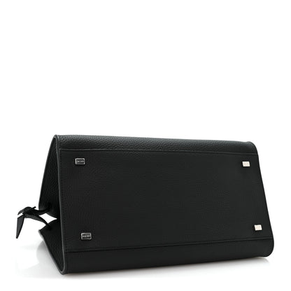 The Row Matte Grained Calfskin Soft Margaux 12 Black 4 of 9
