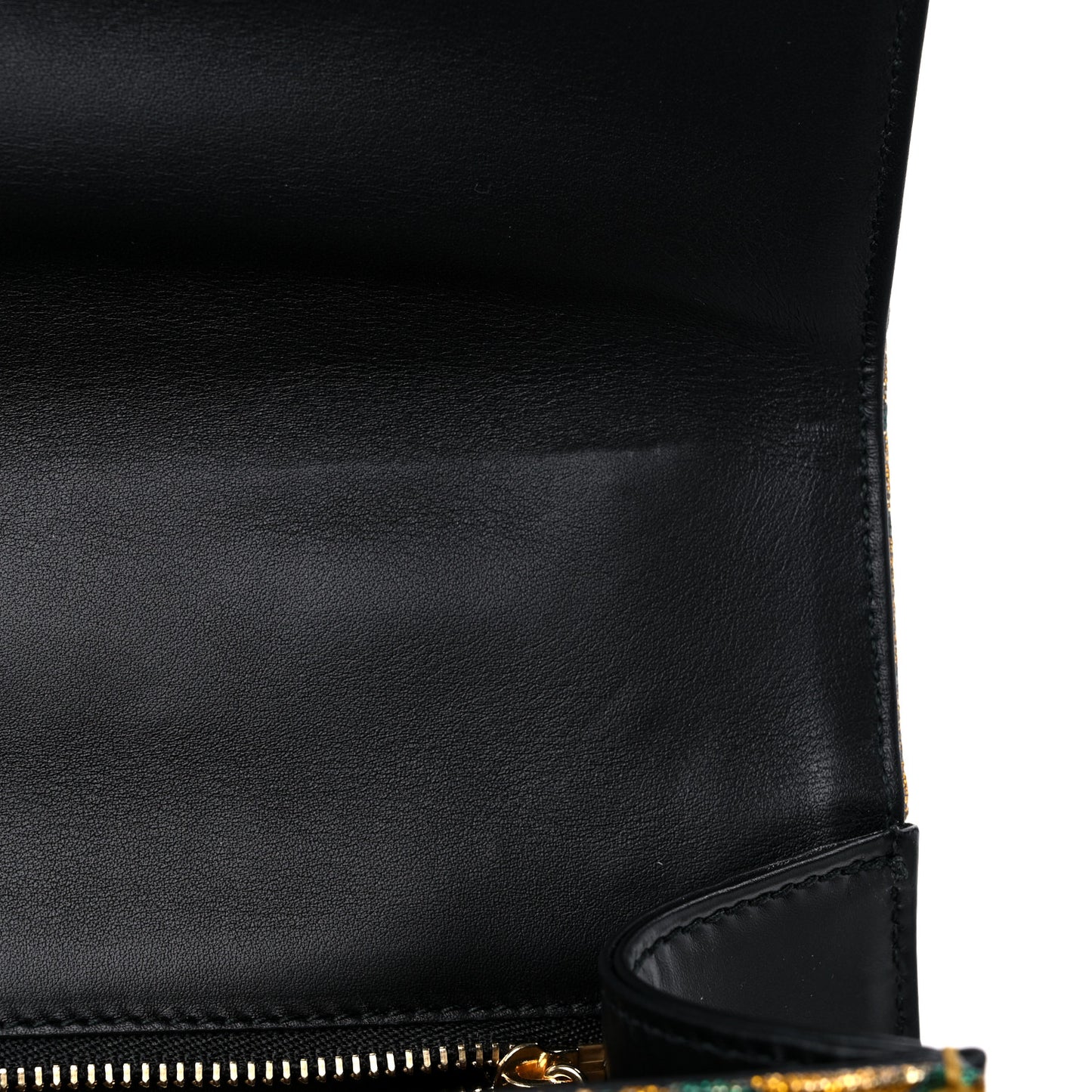 Calfskin Embroidered Sylvie Belt Bag Brown