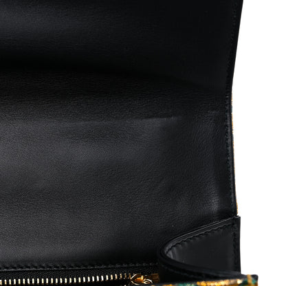 Gucci Calfskin Embroidered Sylvie Belt Bag Brown 10 of 12