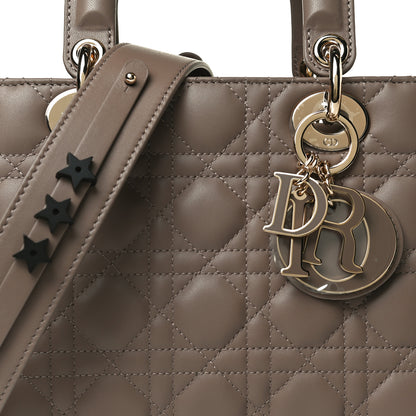 Christian Dior Lambskin Cannage Small My ABCDior Lady Dior Warm Taupe 7 of 13