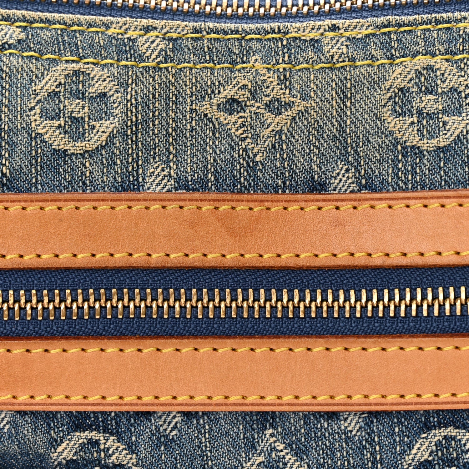 Louis Vuitton Monogram Denim Baggy PM Blue 11 of 12