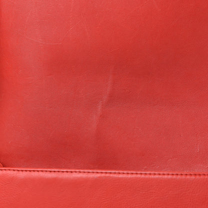 Chanel Calfskin Quilted Double Stitch Medium Boy Flap Red 16 of 21