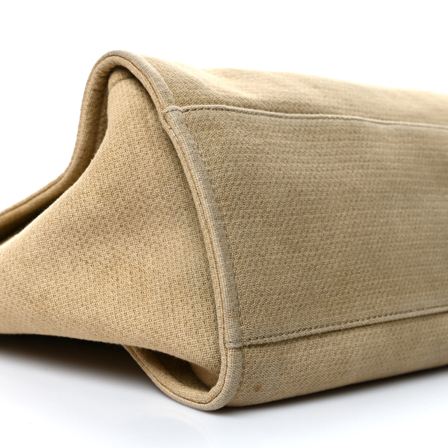 Canvas Medium Deauville Tote Beige Black