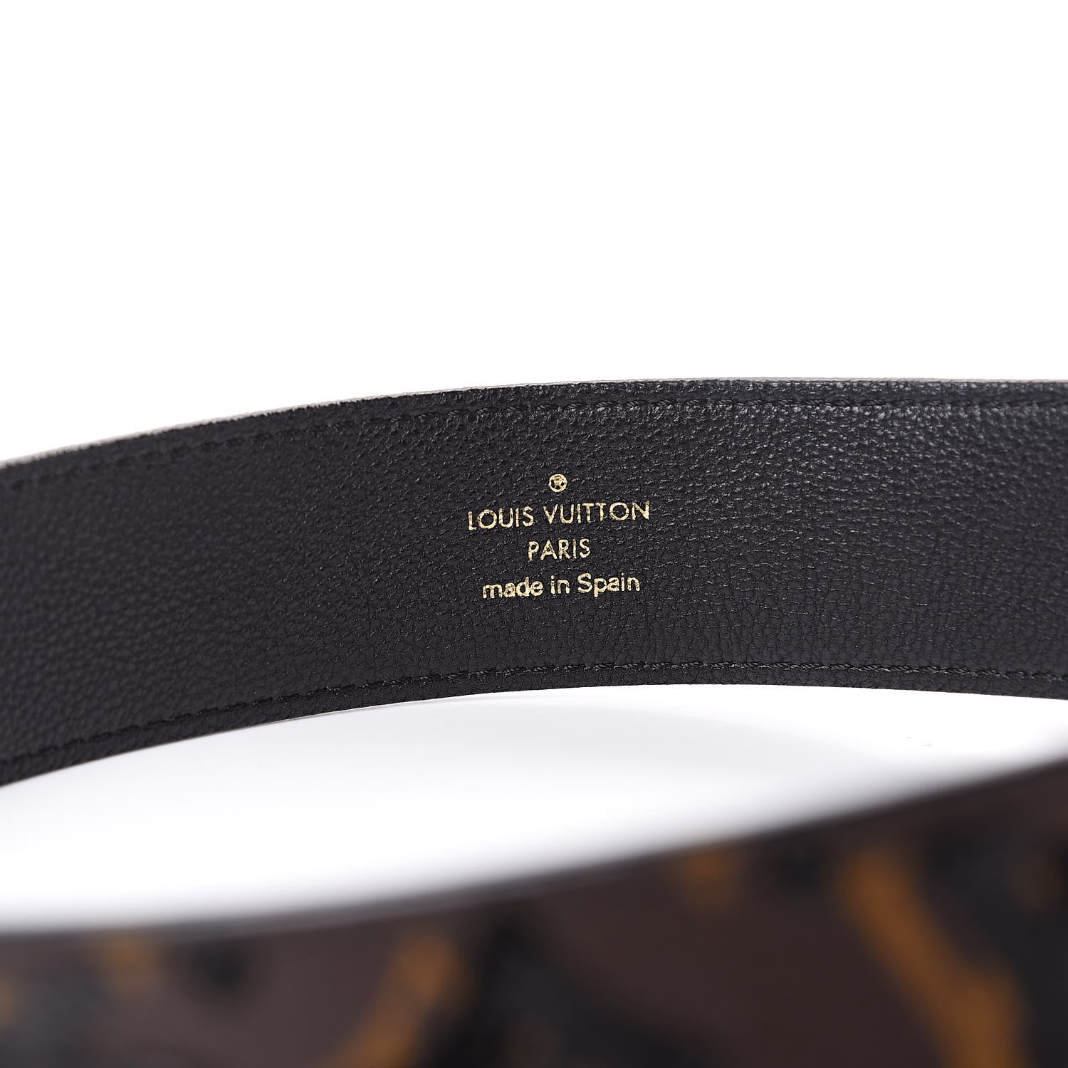 Louis Vuitton Monogram Sequins Eclipse Belt 80 32 Black 7 of 7