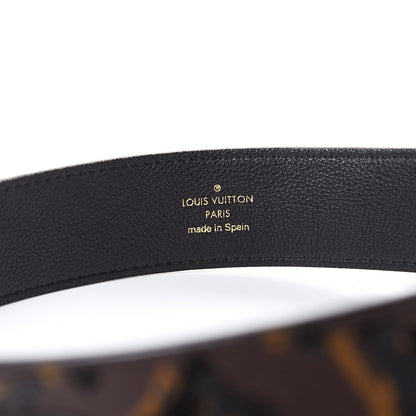 Louis Vuitton Monogram Sequins Eclipse Belt 80 32 Black 7 of 7