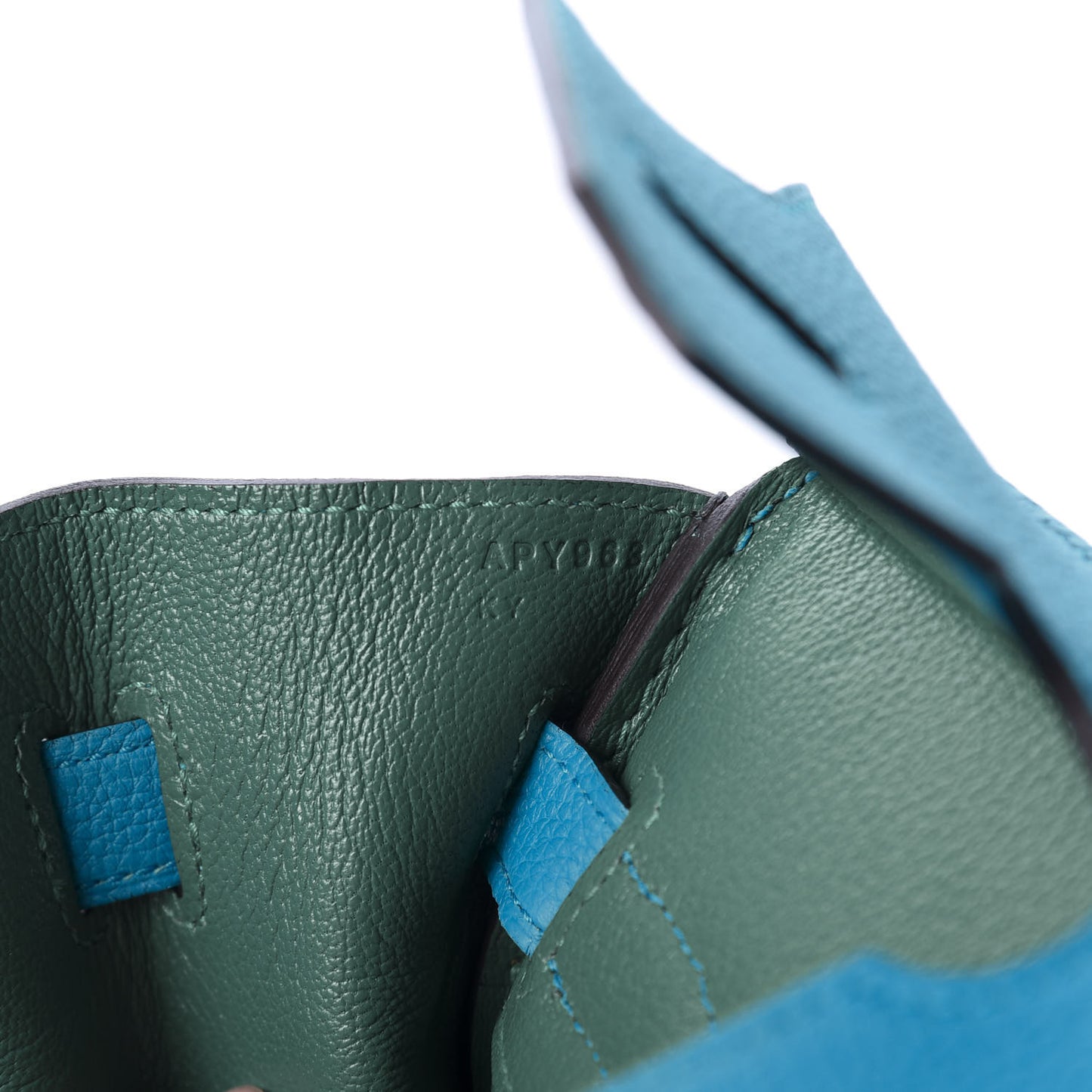 Togo Birkin 30 Bleu Zanzibar Malachite