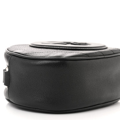 Gucci Sakai Be Green Calfskin Diagonal Stitched Mini Blondie Shoulder Bag Black 9 of 10