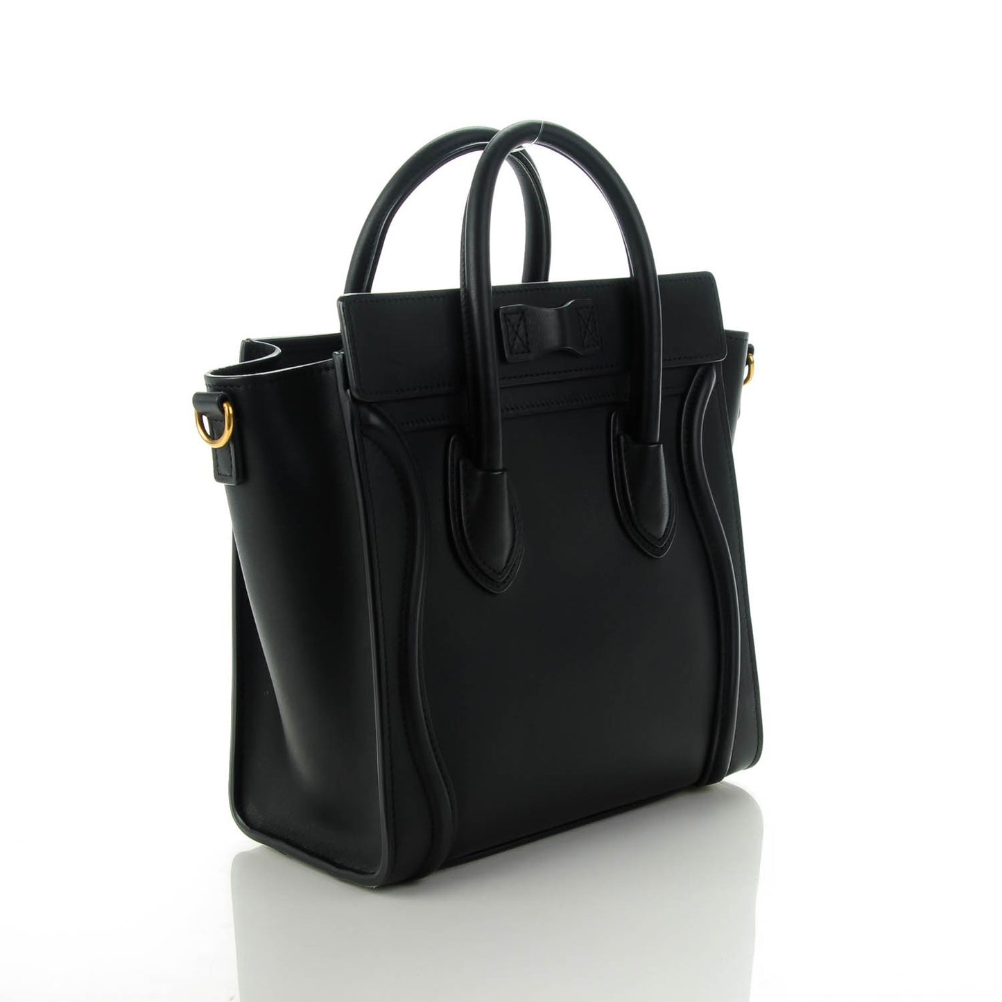 Smooth Calfskin Nano Luggage Black