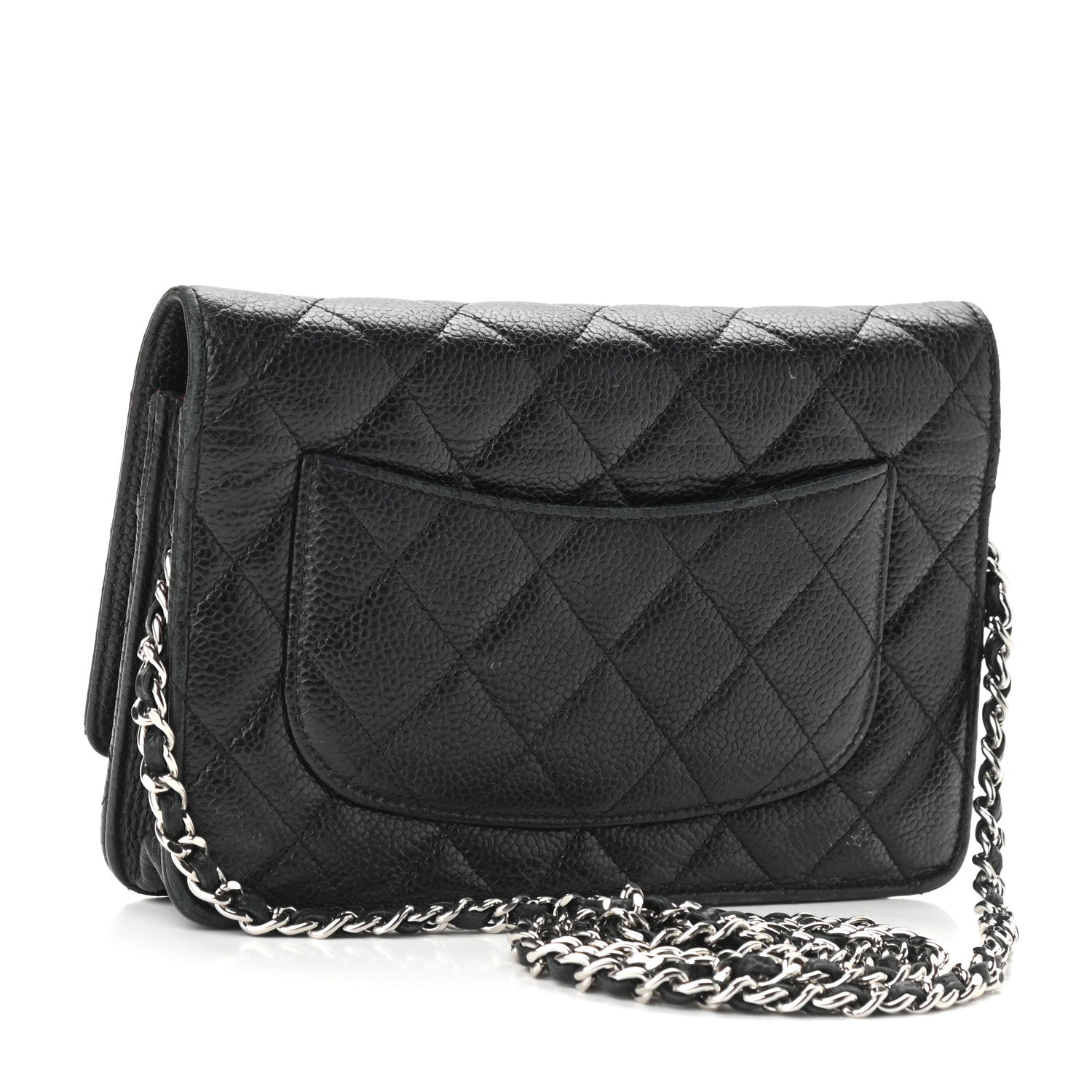Chanel Caviar Quilted Wallet On Chain WOC Black 3 of 14