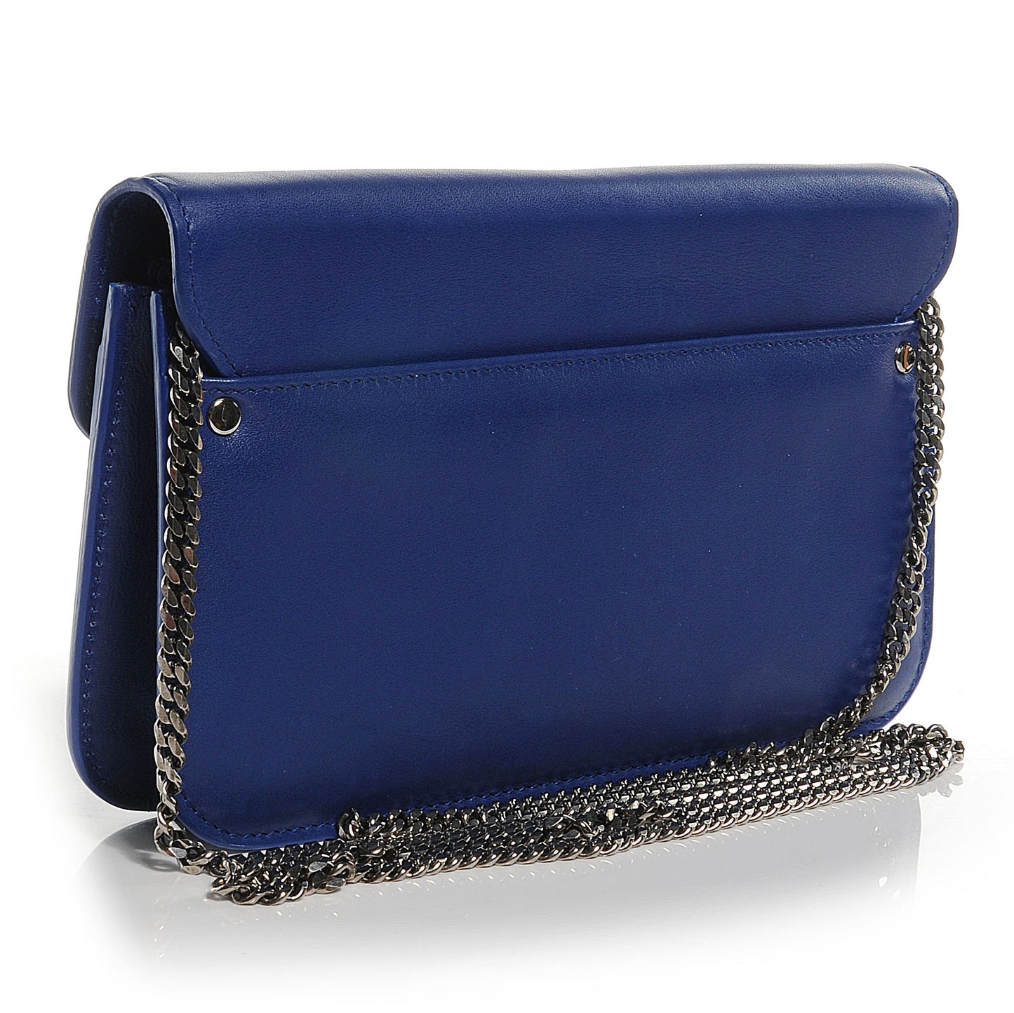 Leather PS11 Chain Wallet Royal Blue