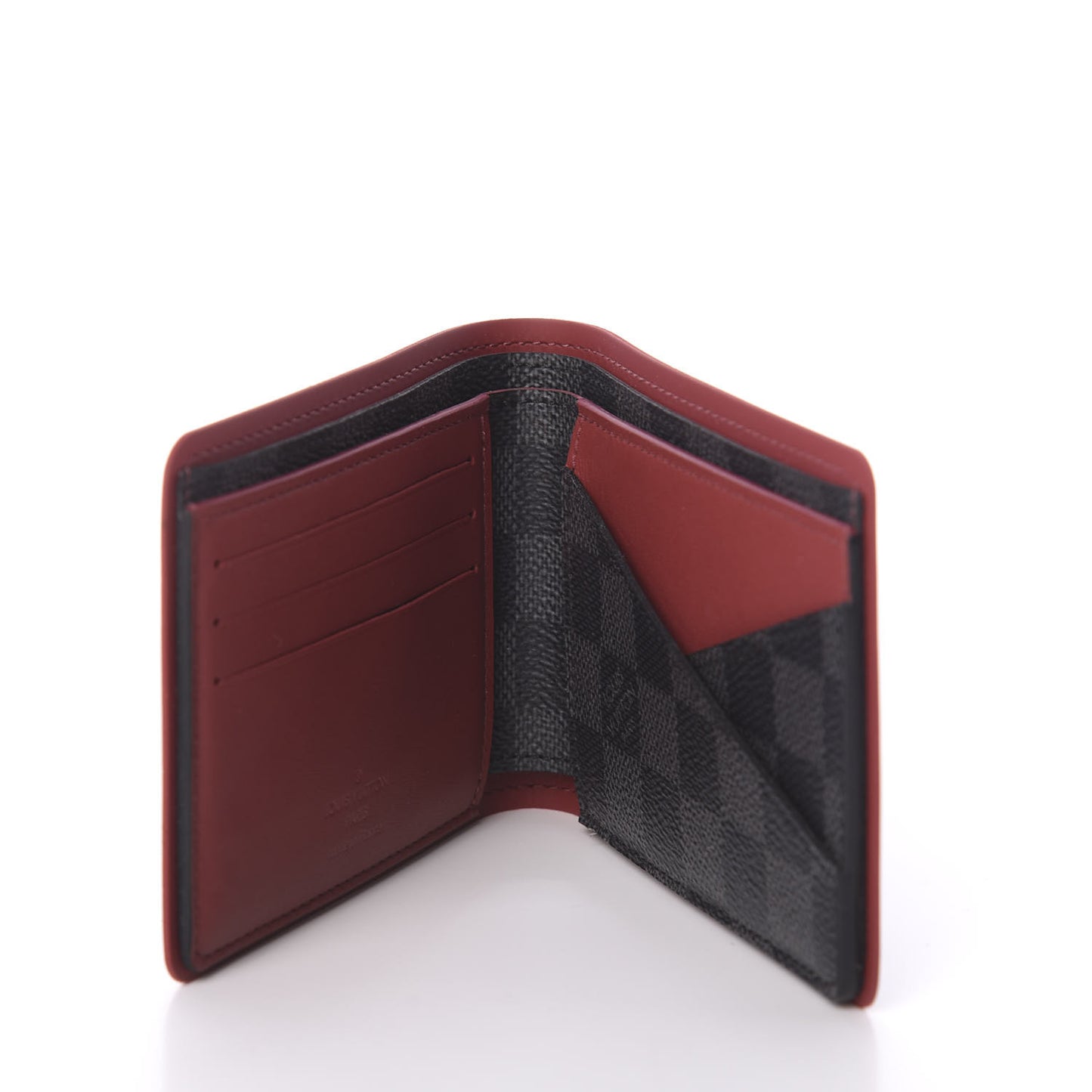 Damier Graphite Multiple Wallet Bordeaux